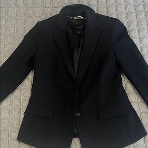 Banana Republic Black Women's Notch-Lapel Blazer
